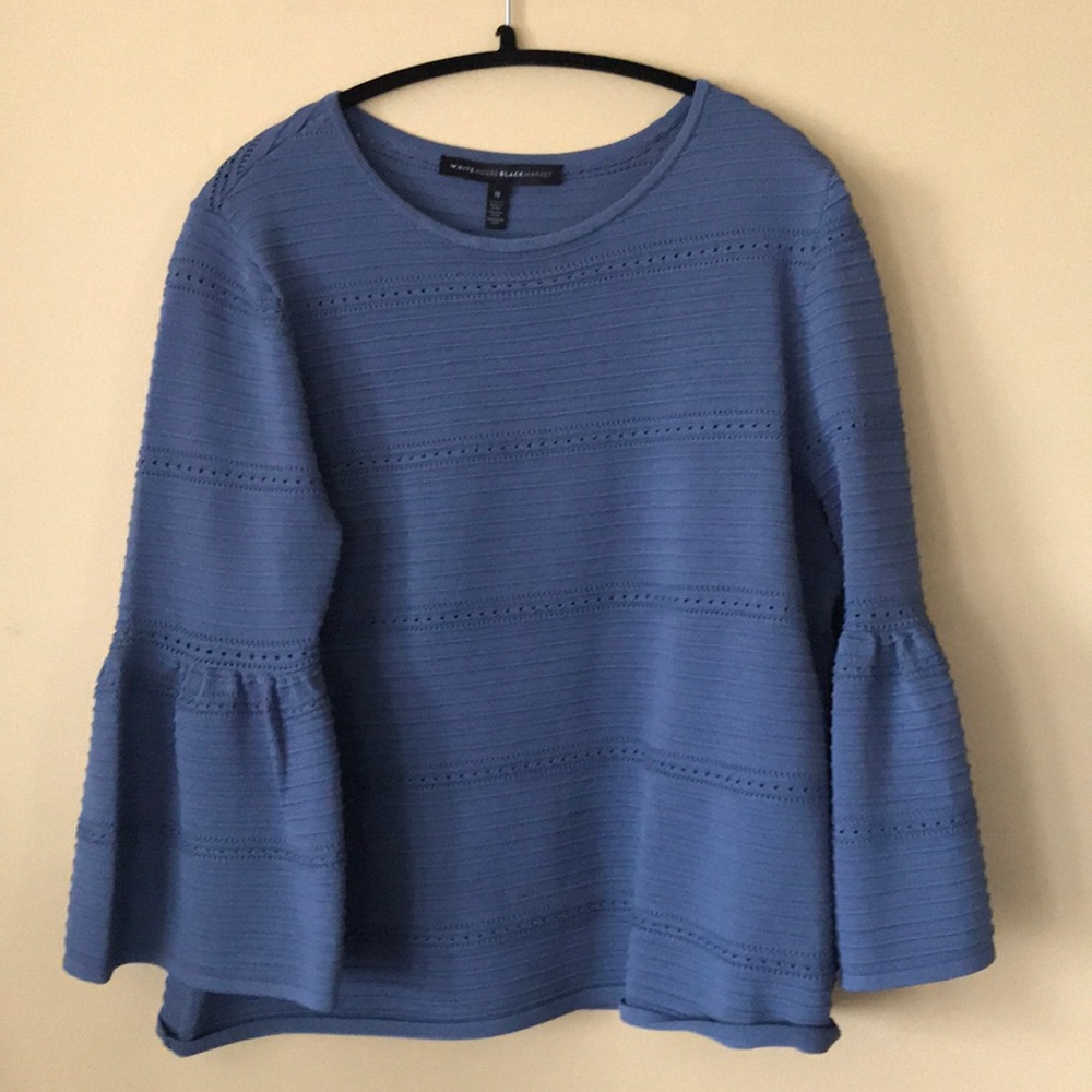 Simple yet powerful blue blouse.